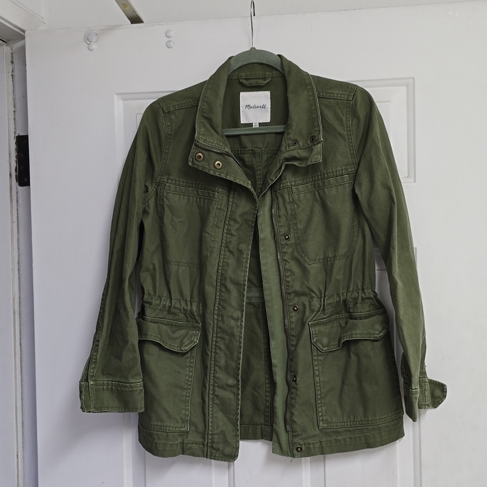 Madewell Dispatch Jacket In Desert Olive Green - Picture 2 of 14